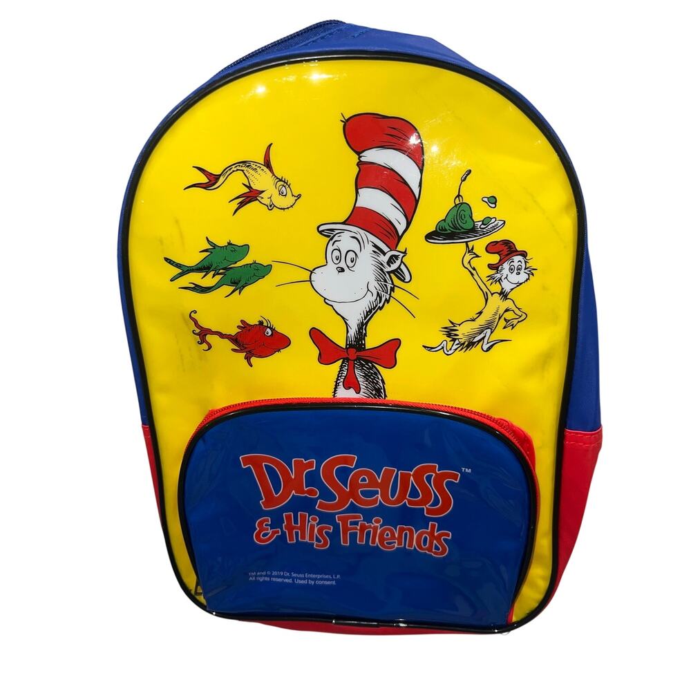 Dr. Seuss & Friends Mini Toddler Backpack Cat in the Hat School Bag Kids 2019